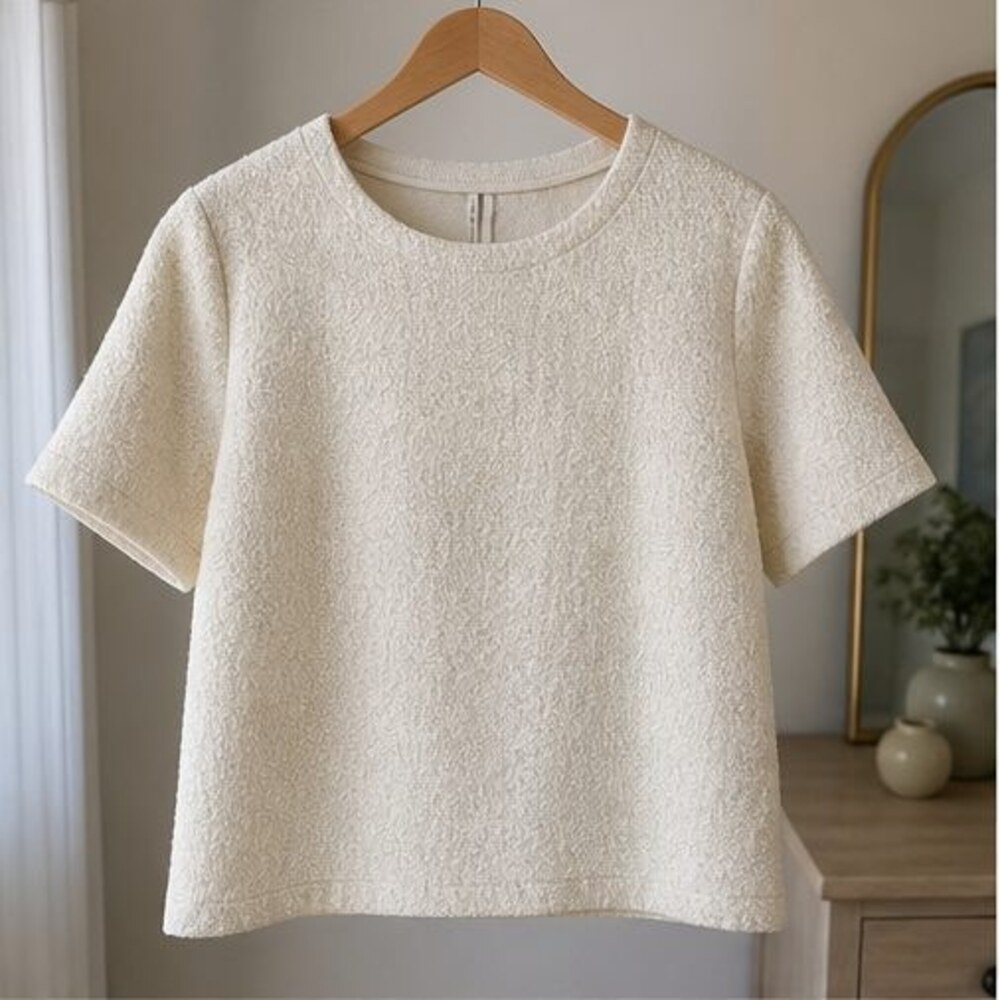 Gray Tie Neck Blouse